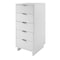 Manhattan Comfort Granville Tall 23.62 Narrow Dresser in White DR-5001 - alternate 2